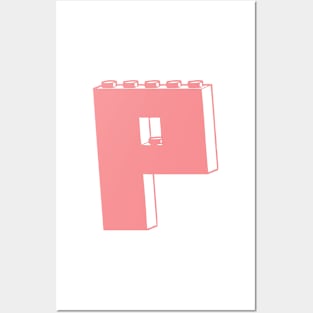 THE LETTER P, Customize My Minifig Posters and Art